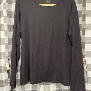 Nine West Soft Spun Black Top